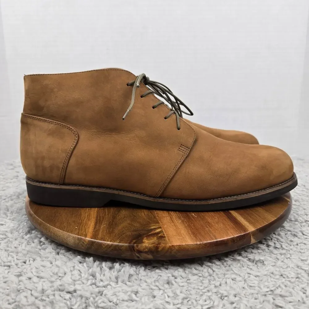 Nisolo Mens 13 Everyday Chukka Brown Leather Casual Lifestyle Daily Ankle Boot